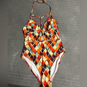 70’s inspired swimsuit